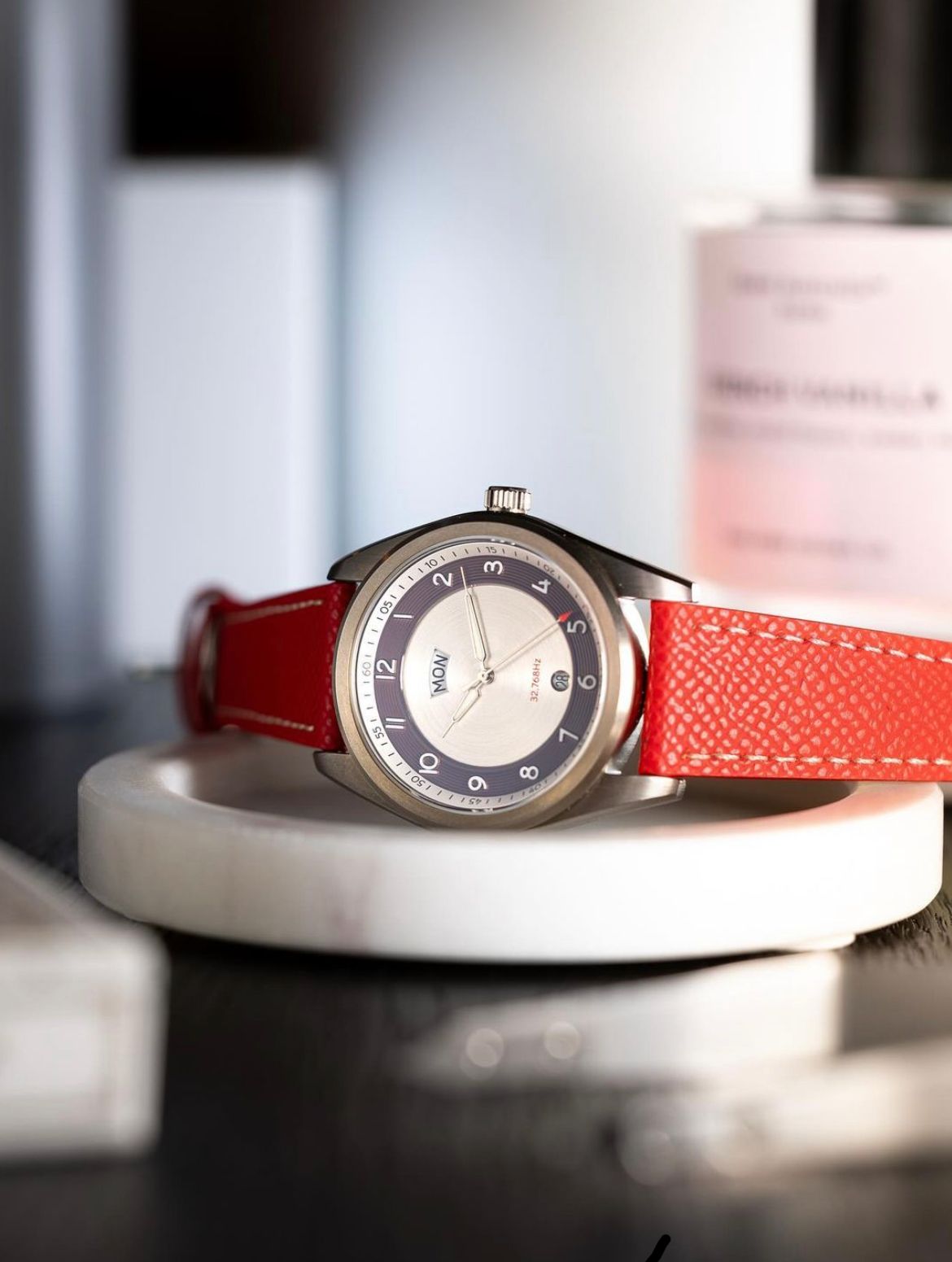 Epsom Leather - Crimson Red