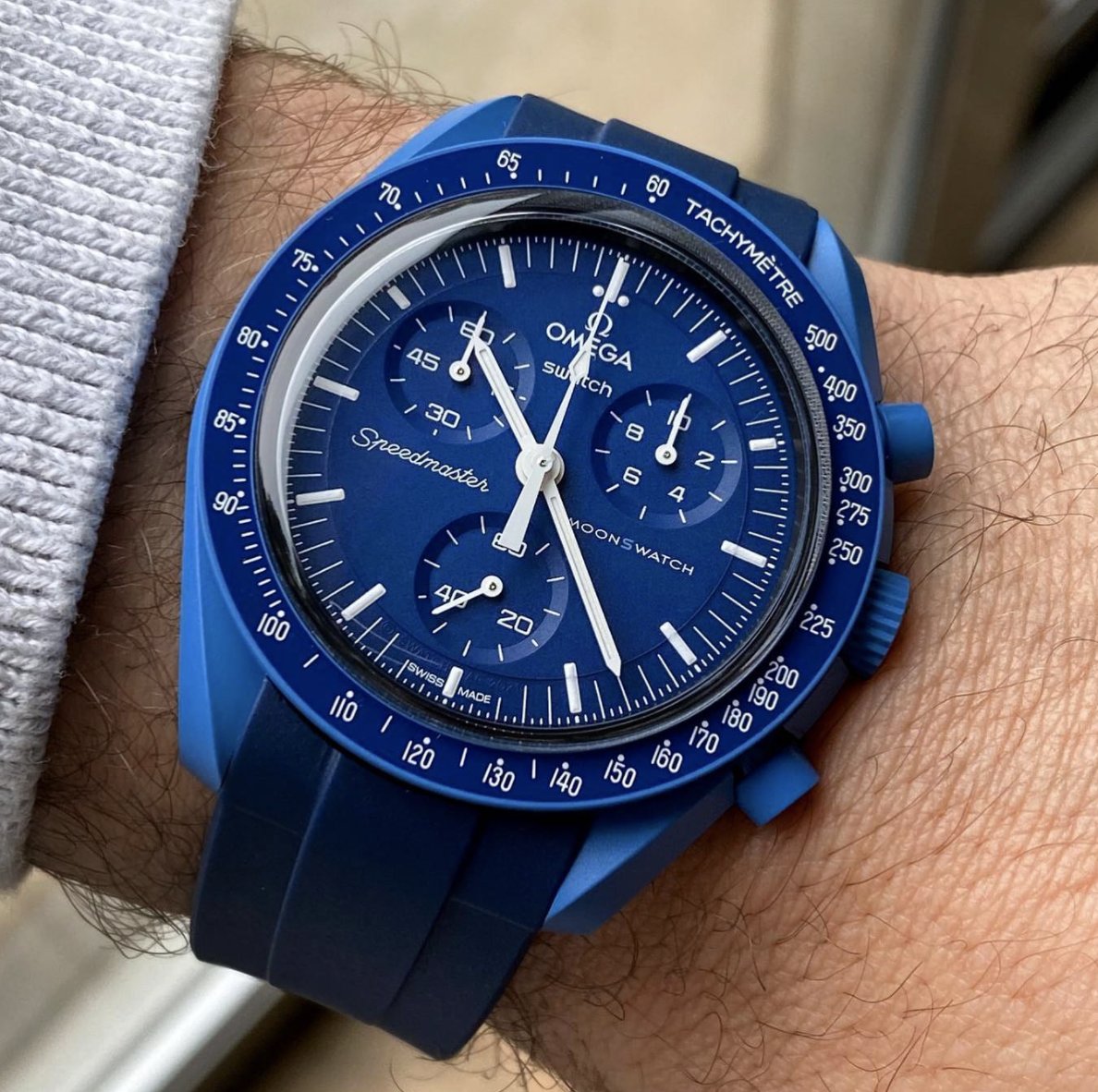 Curved Rubber - Blue