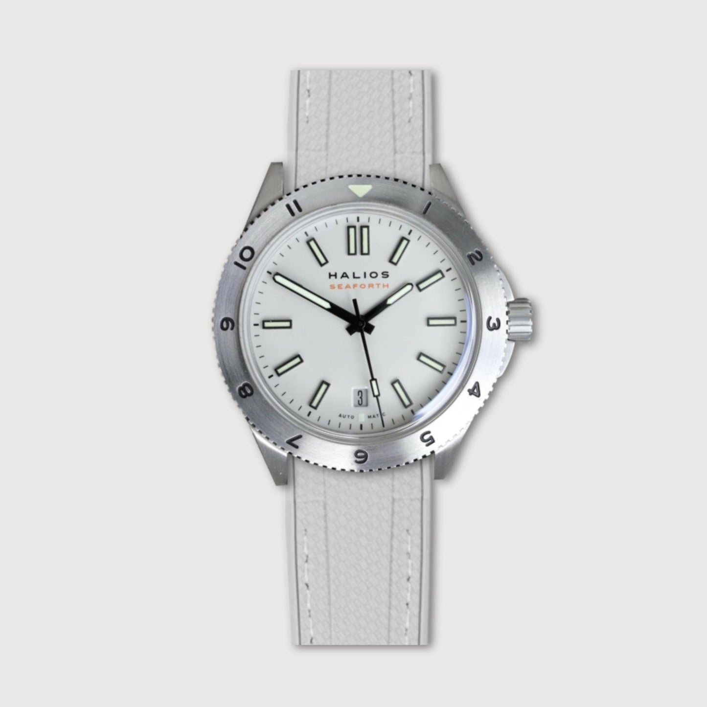 Halios | Mosaic Curved Rubber - Light Grey