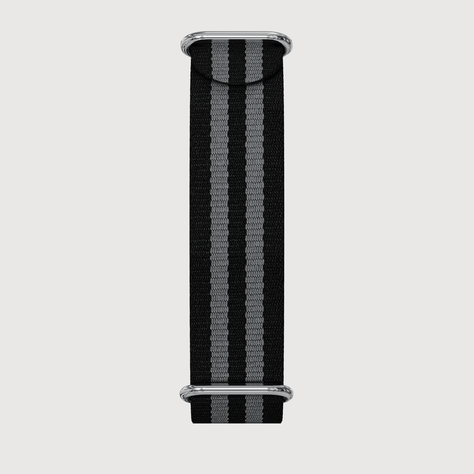 James Bonf Black and Grey Nato Strap - Sartoriale Straps