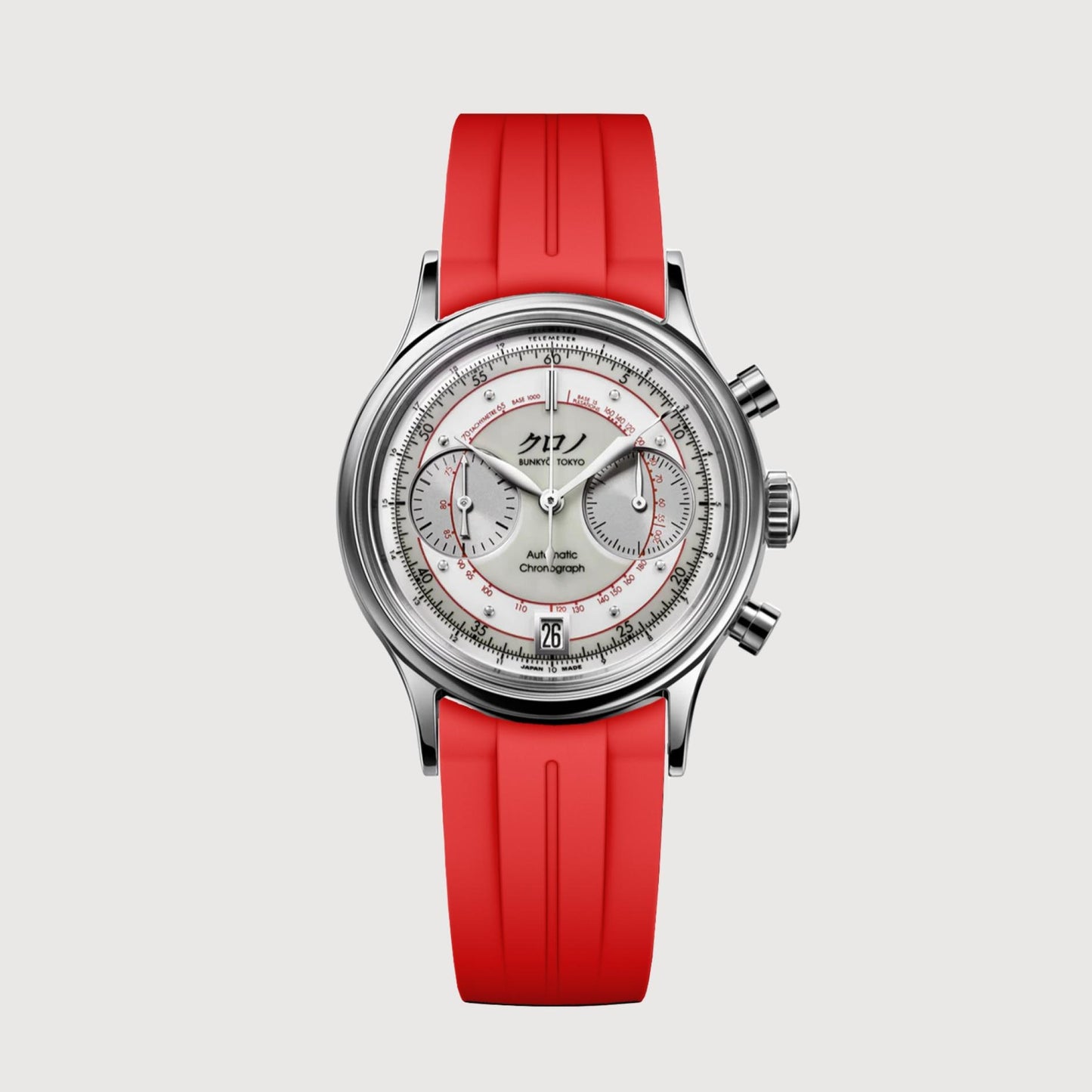 Kurono Tokyo | Curved Rubber - Red