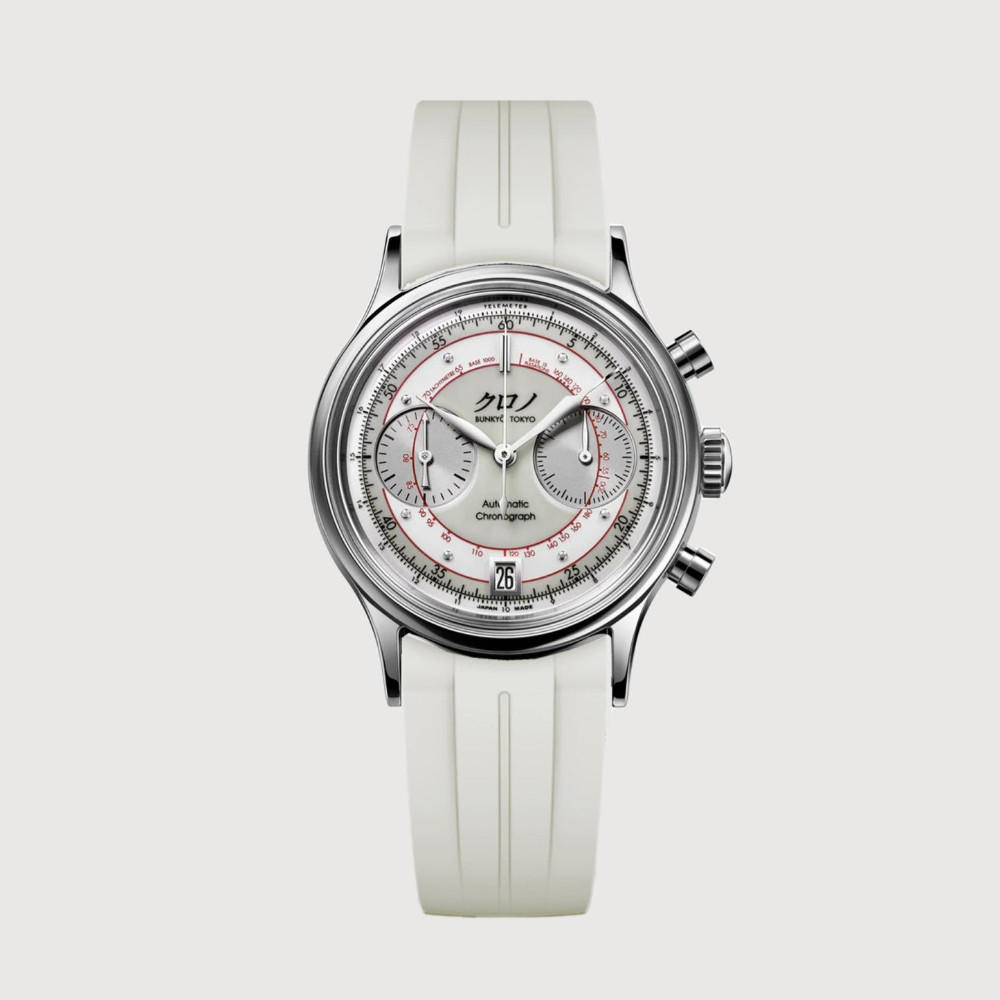 Kurono Tokyo | Curved Rubber - White