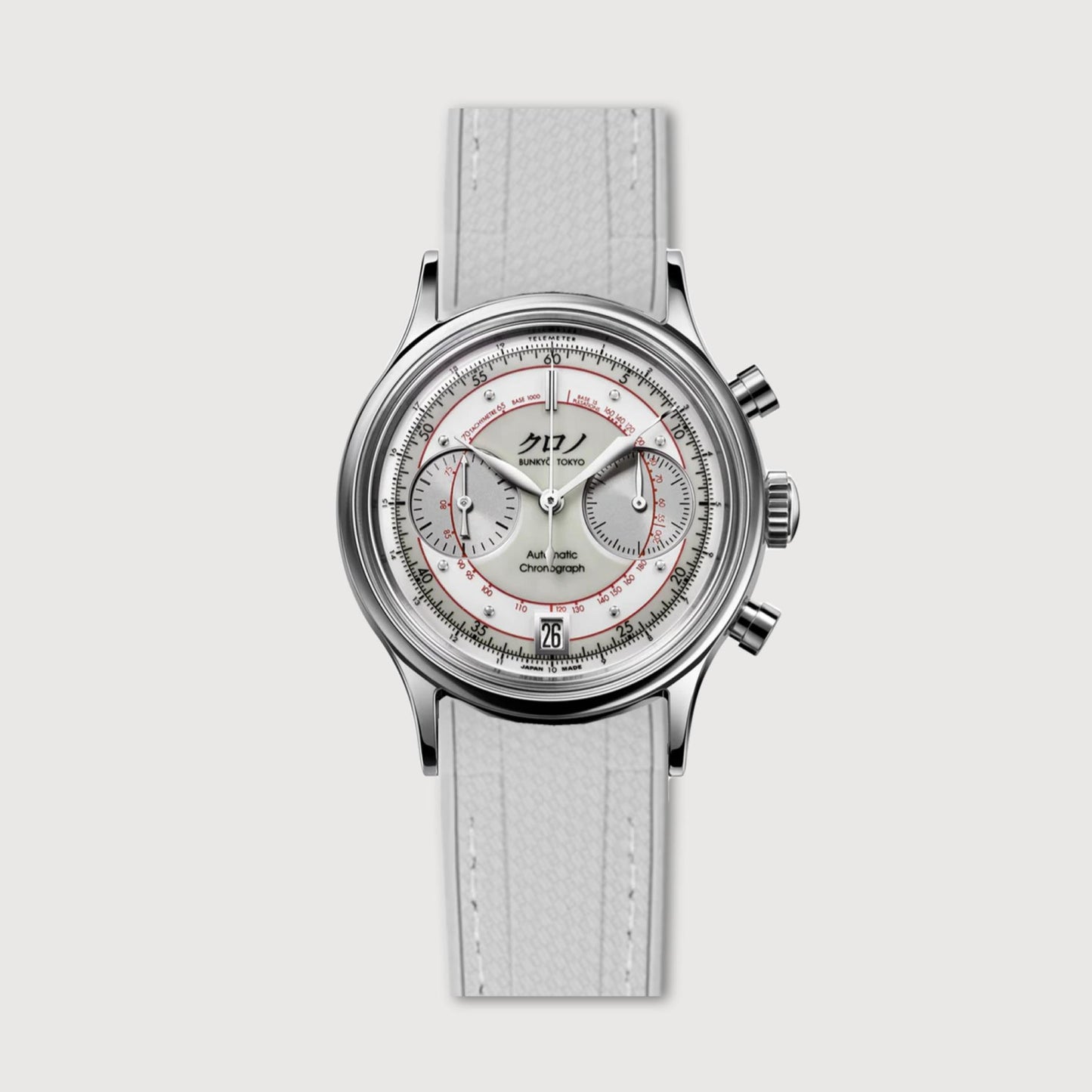 Kurono Tokyo | Mosaic Curved Rubber - Light Grey