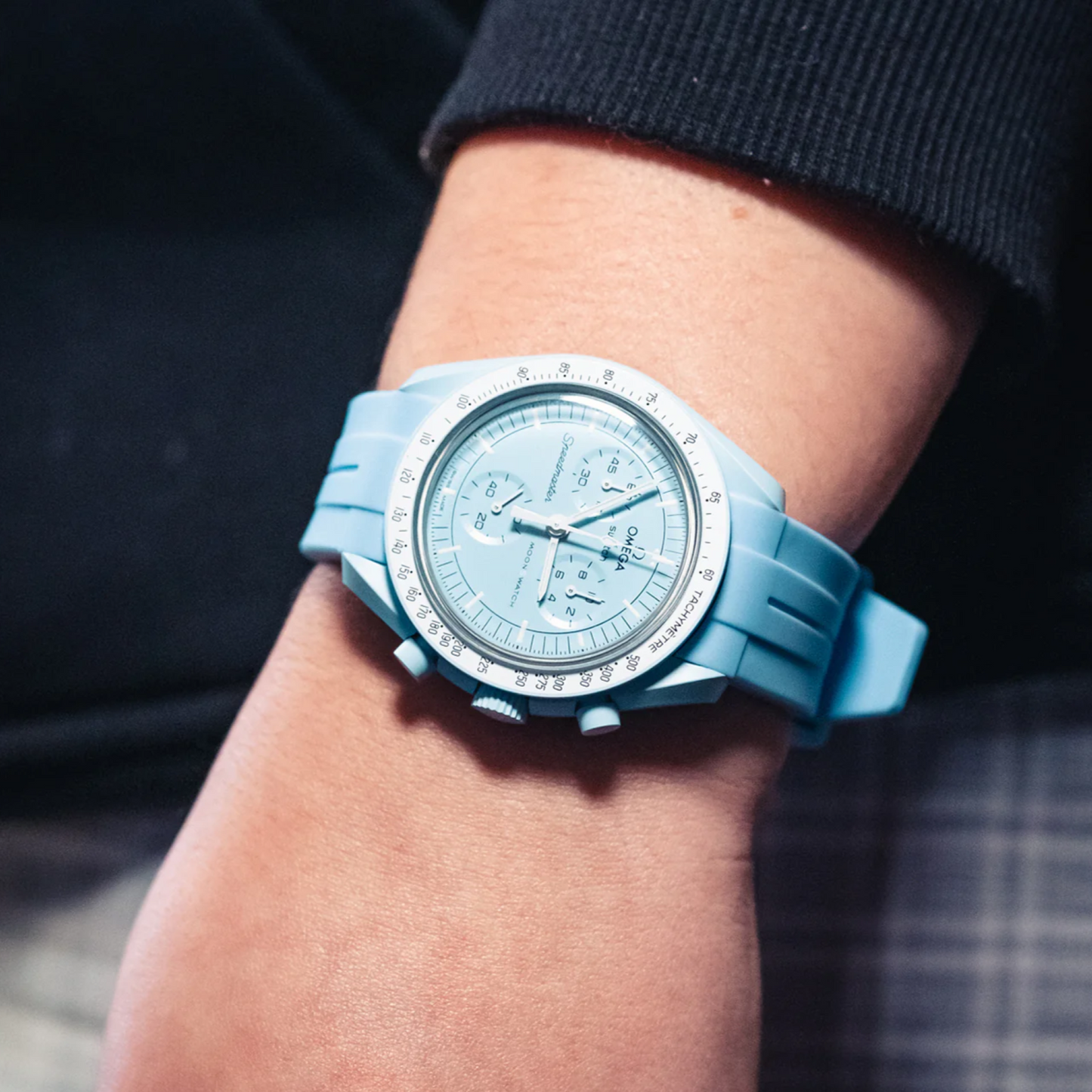 Curved Rubber - Sky Blue
