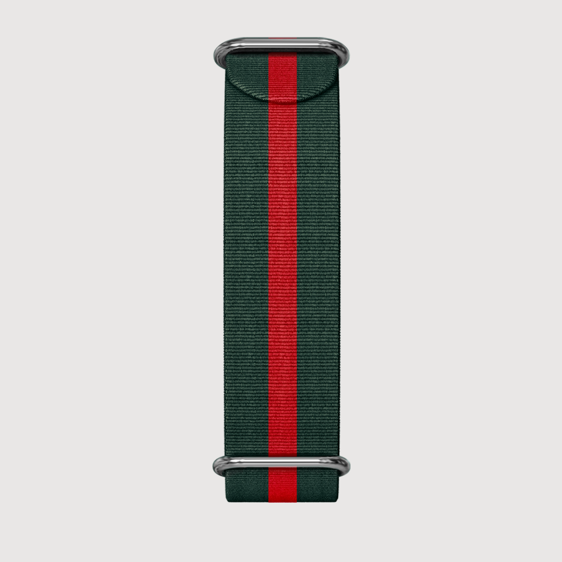 Green and Red Nato Strap - Sartoriale Straps
