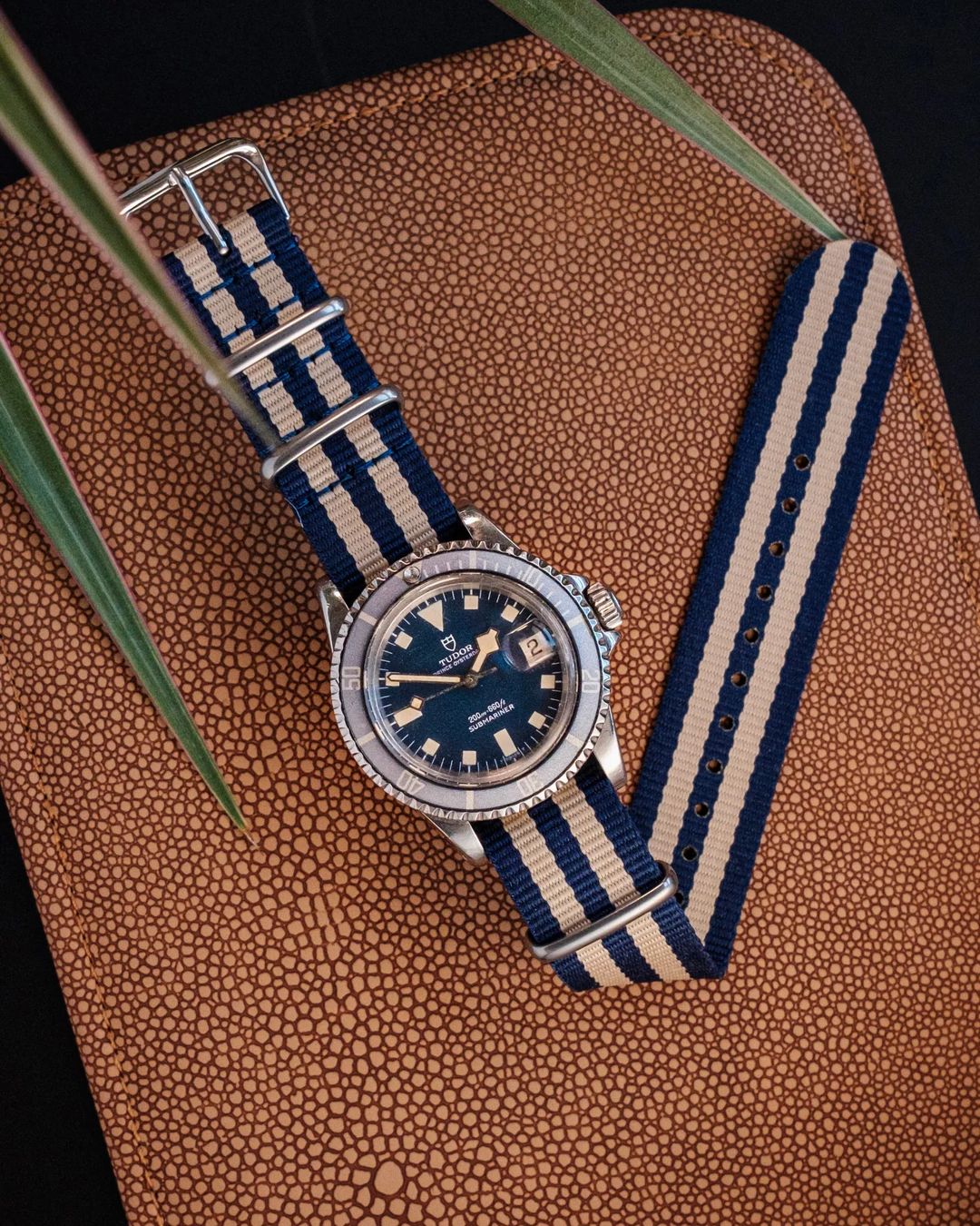 Nato Strap - Bond Blue & Beige