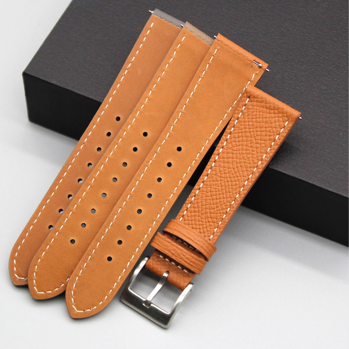 Emerald Green Epsom Leather Slim Apple Watch Strap