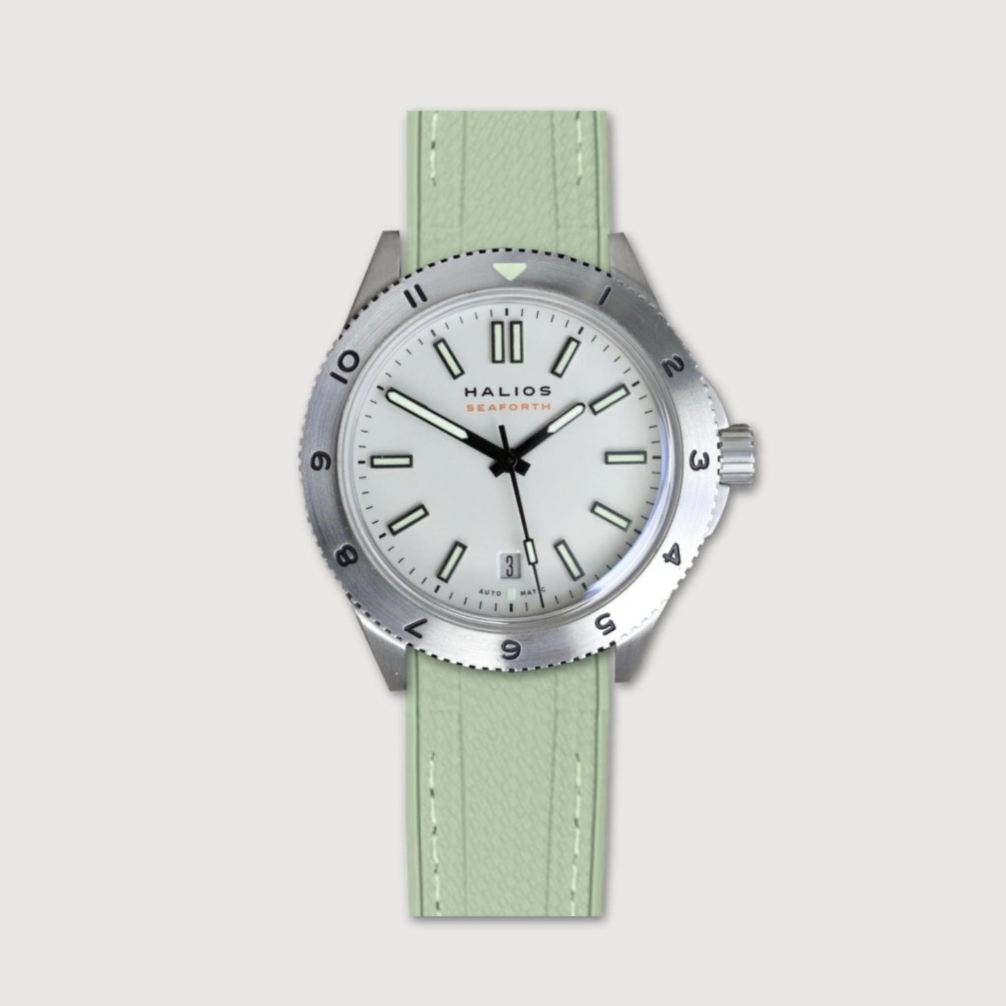 Halios | Mosaic Curved Rubber - Light Green