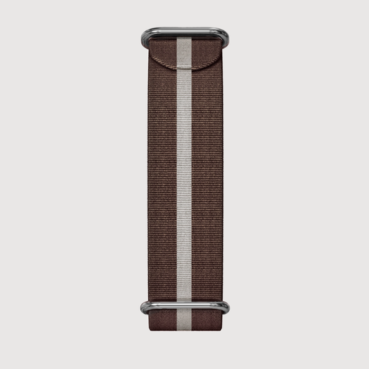 Brown and Beige Nato Strap - Sartoriale Straps