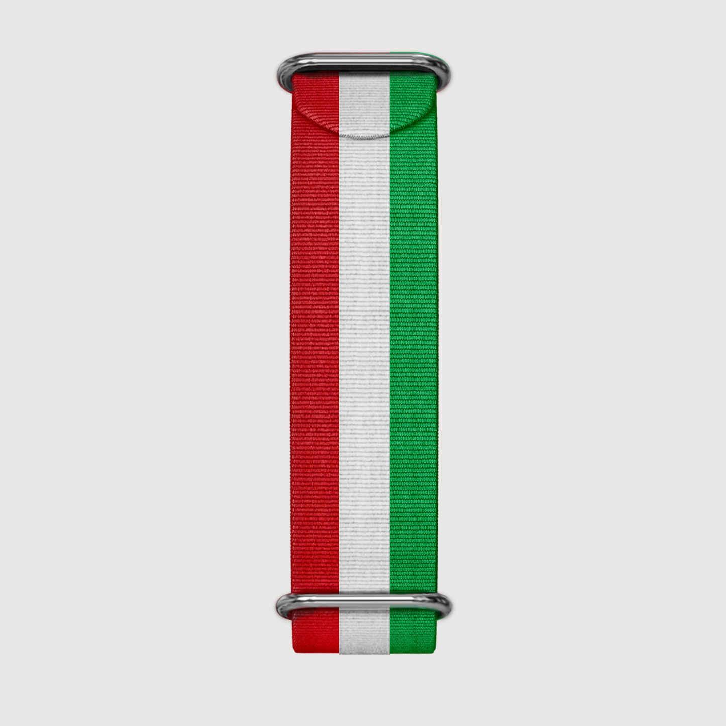 Red White Green Nato Strap - Sartoriale Straps