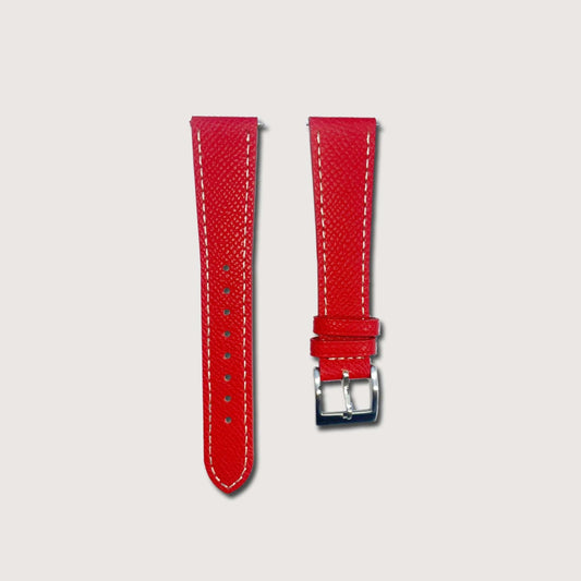 Epsom Leather - Crimson Red