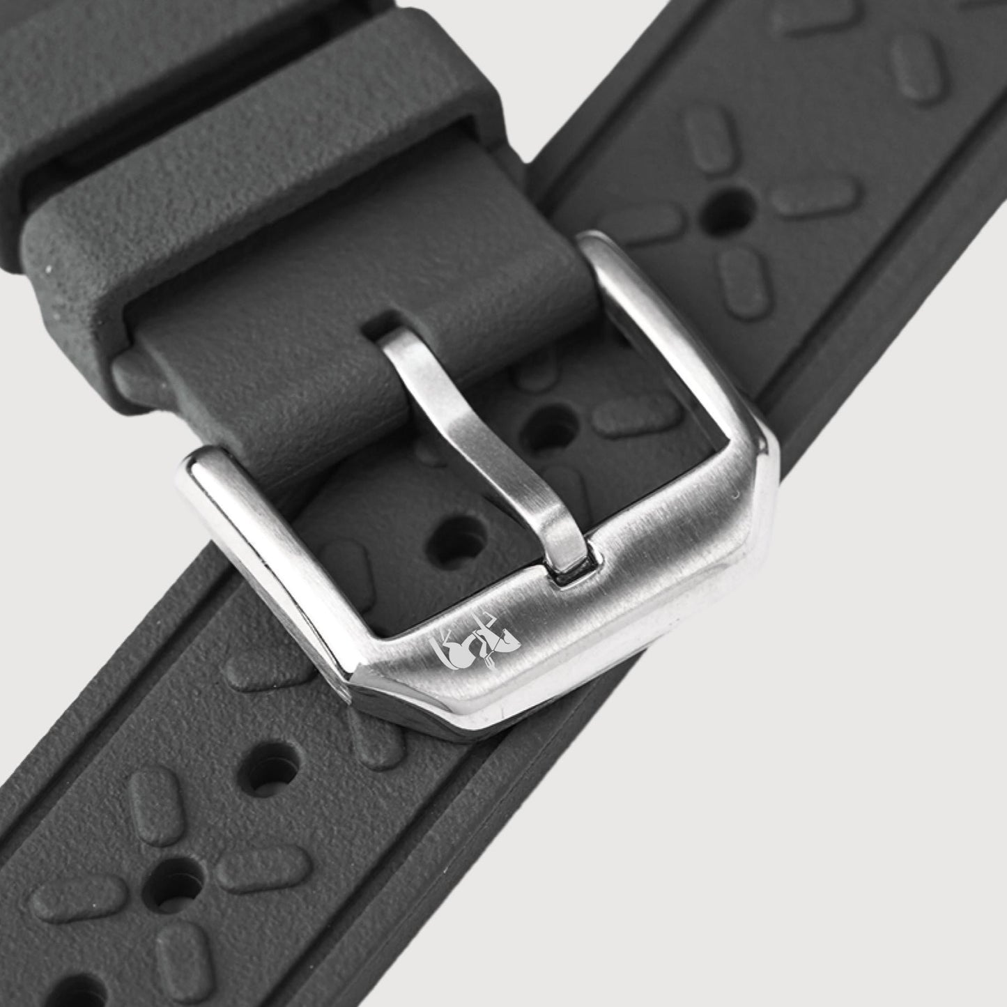 Sartoriale FKM Green Rubber Strap for Tissot PRX Adapter